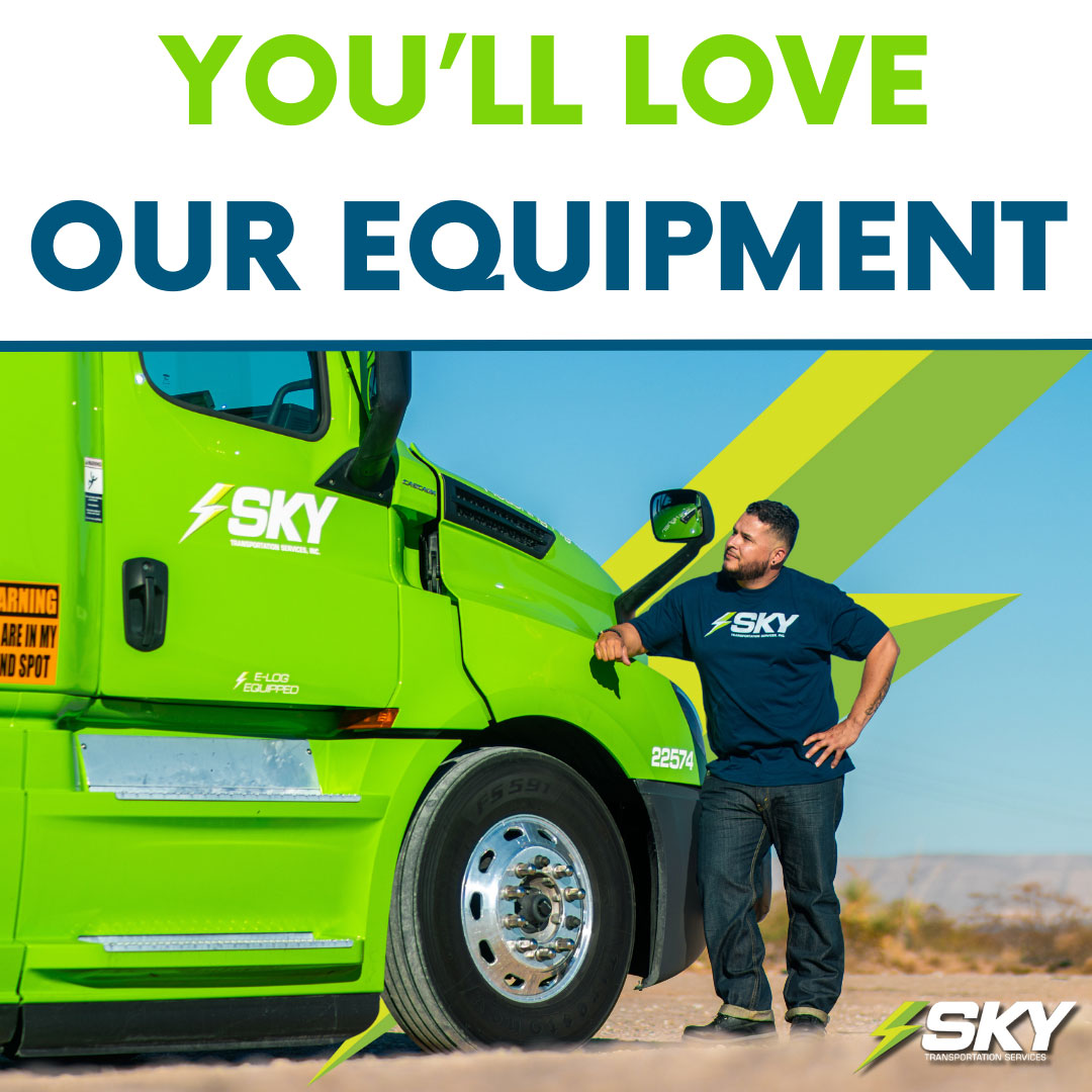 Sky Transportation you'll love our equipment